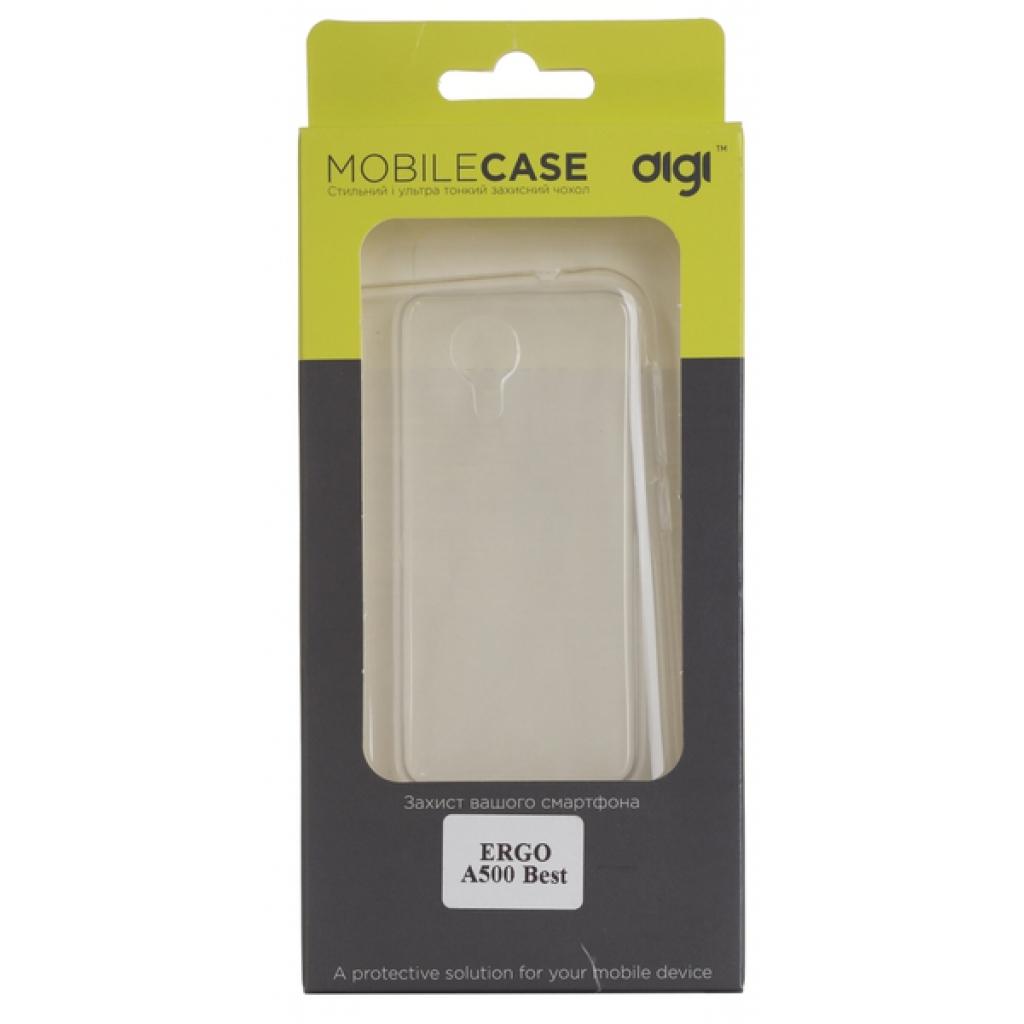 Чехол для мобильного телефона Digi для ERGO A500 Best - TPU Clean (Transparent) (6279445) изображение 3