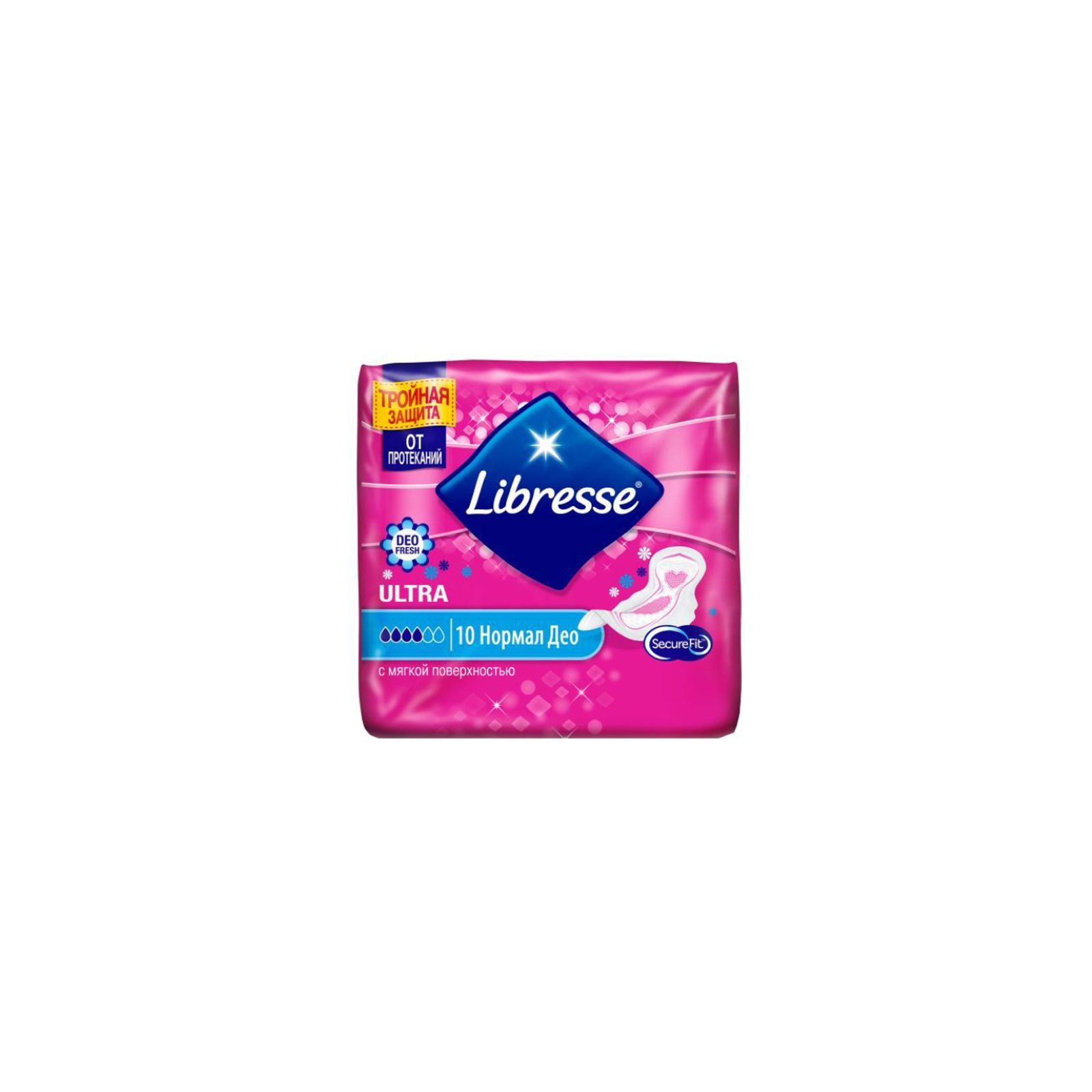 Гігієнічні прокладки Libresse Premium Ultra Normal Soft Deo 10 шт (7322540337938)