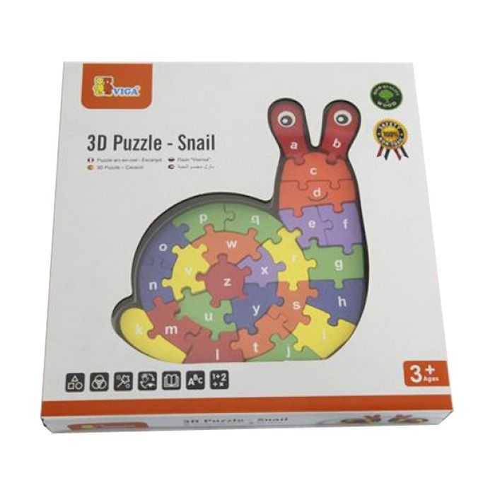 Пазл Viga Toys 3D Улитка (55252) изображение 2