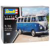 Сборная модель Revell Автобус Volkswagen T1 Samba Bus 1:16 (7009)