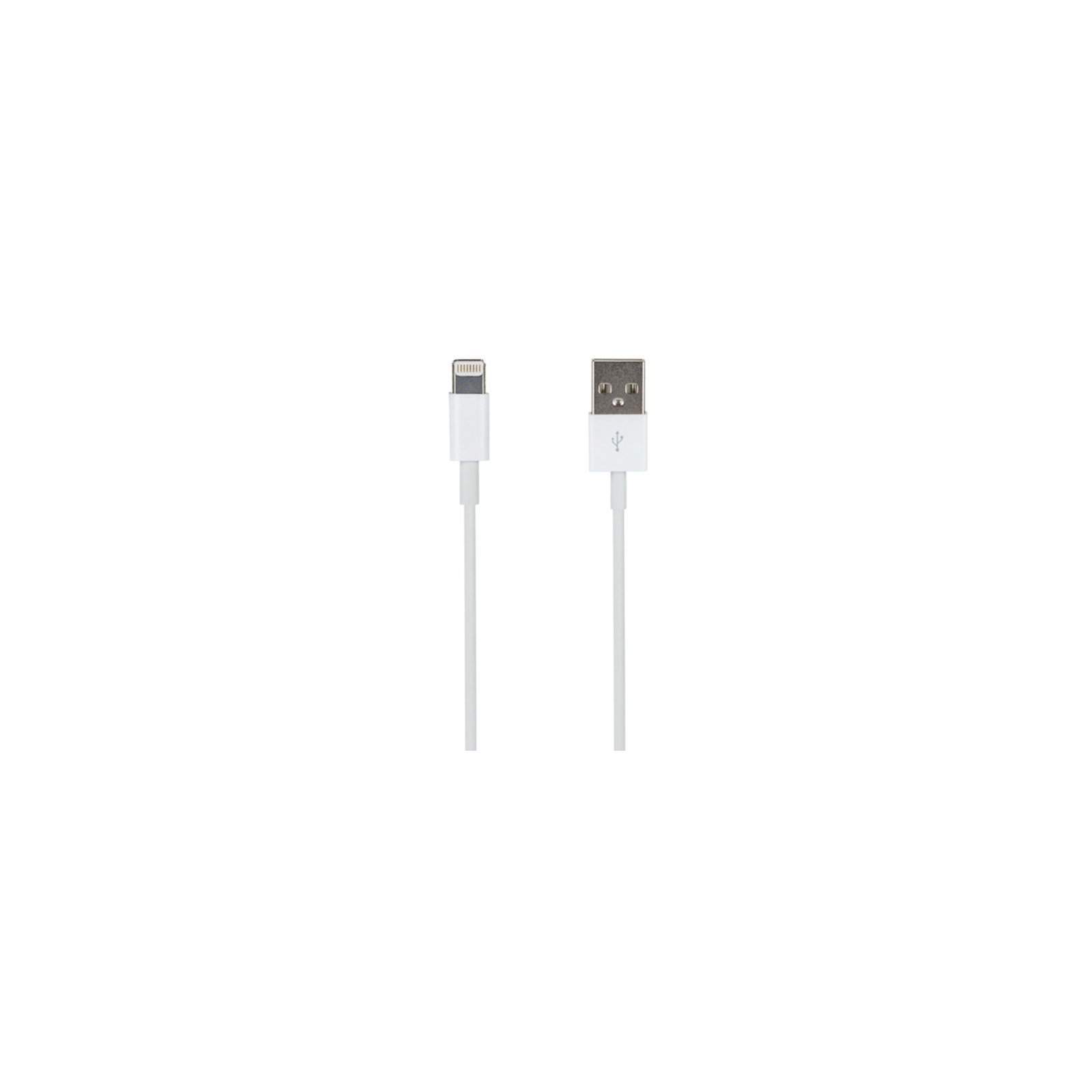 Зарядний пристрій Optima 2*USB (2.1A) + cable iPhone 5 White (45089) зображення 3