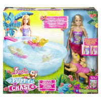 Игровой набор Barbie Бассейн для щенков (DMC32) изображение 6