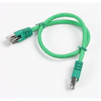 Патч-корд 0.5м S/FTP Cat 6A CU LSZH green Cablexpert (PP6A-LSZHCU-G-0.5M) зображення 2