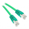 Патч-корд 0.5м S/FTP Cat 6A CU LSZH green Cablexpert (PP6A-LSZHCU-G-0.5M)