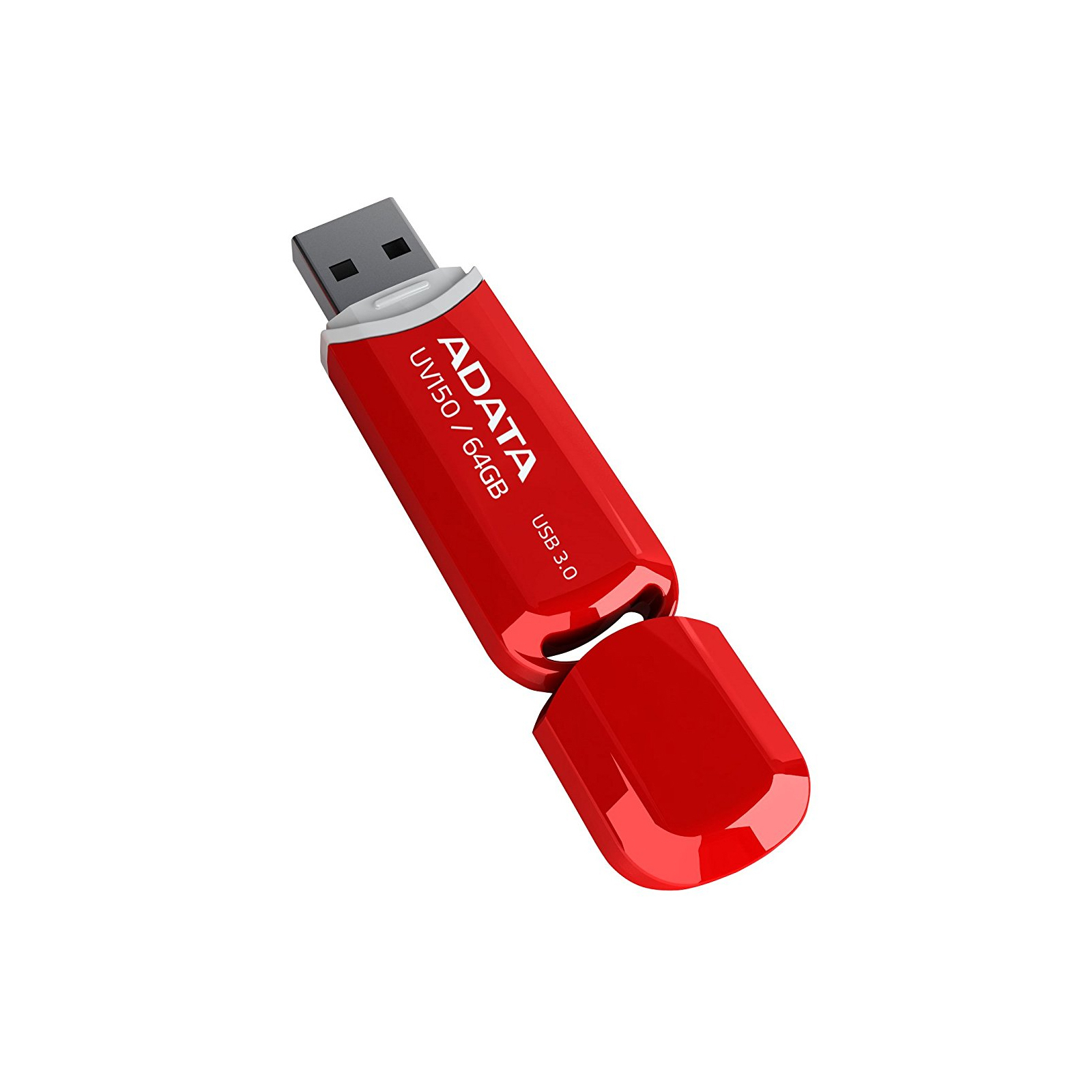 USB флеш накопитель ADATA 64GB UV150 Red USB 3.0 (AUV150-64G-RRD) изображение 3
