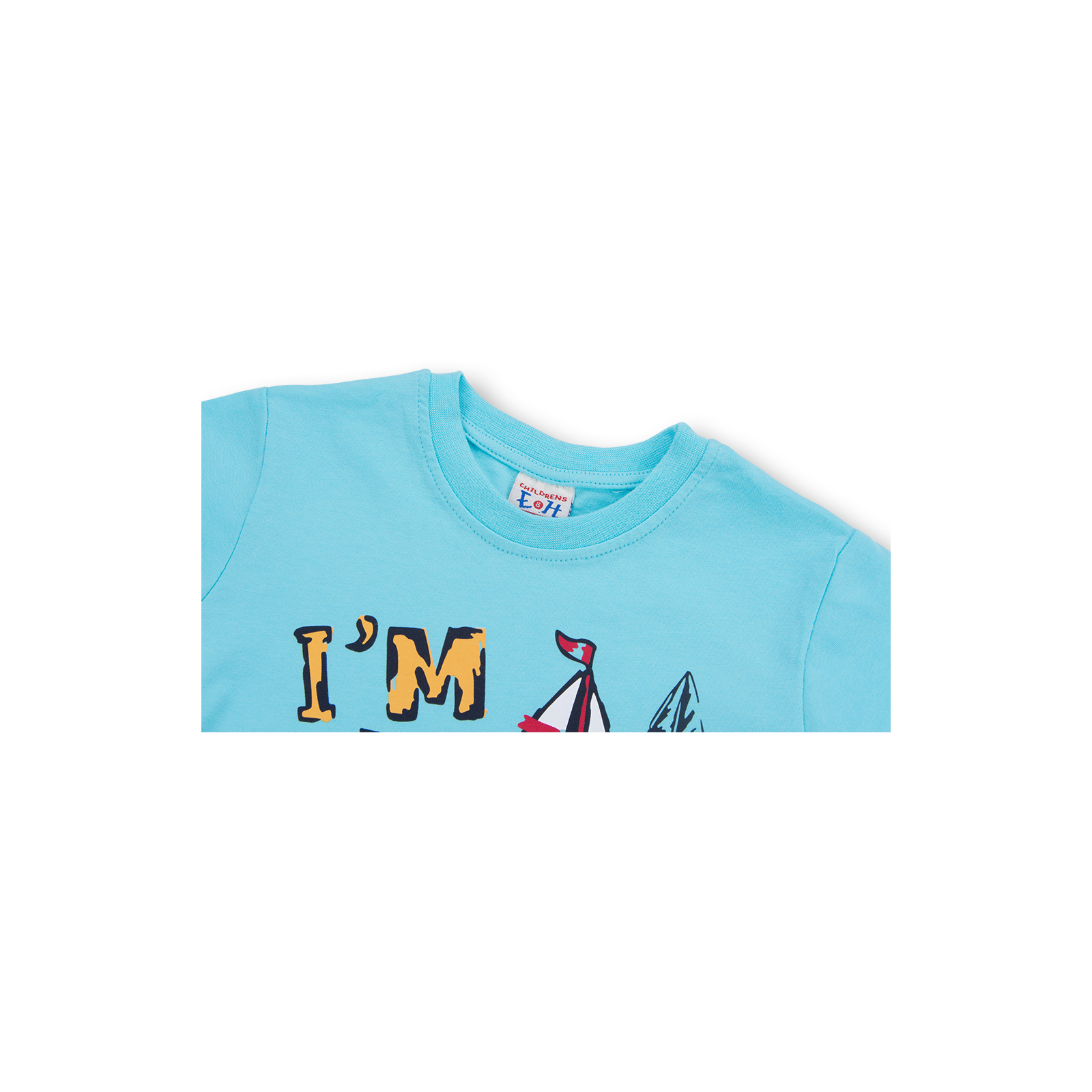Набір дитячого одягу E&H з корабликами "I'm the captain" (8306-92B-blue) зображення 4