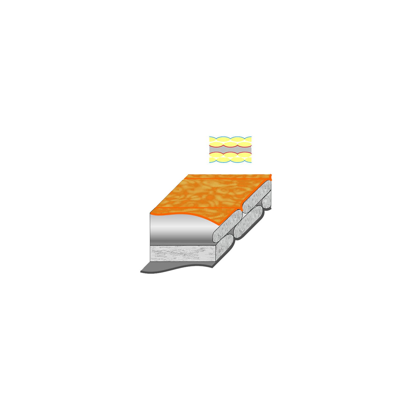 Спальний мішок Terra Incognita Siesta 200 (R) (оранжевый/серый) (4823081501596) зображення 2