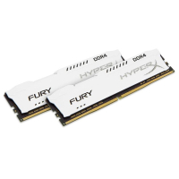 Модуль памяти для компьютера DDR4 16GB (2x8GB) 2666 MHz HyperX Fury White Kingston Fury (ex.HyperX) (HX426C16FW2K2/16) изображение 2