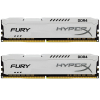 Модуль памяти для компьютера DDR4 16GB (2x8GB) 2666 MHz HyperX Fury White Kingston Fury (ex.HyperX) (HX426C16FW2K2/16)