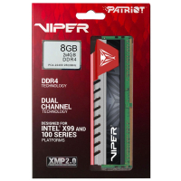 Модуль памяти для компьютера DDR4 8GB (2x4GB) 2800 MHz Viper Elite Red Patriot (PVE48G280C6KRD) изображение 4