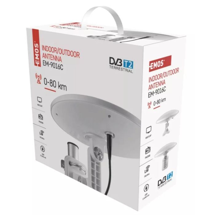 Антенна EMOS EM-9016C, external, 0–80 km, 360°, 20 дБі (J0664) изображение 7
