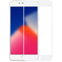 Стекло защитное MakeFuture для Meizu M6 Note White Full Cover (MGFC-MM6NW) изображение 3