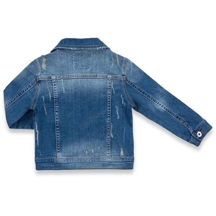 Куртка дитяча Breeze джинсова укорочена (OZ-18801-116G-blue) зображення 2