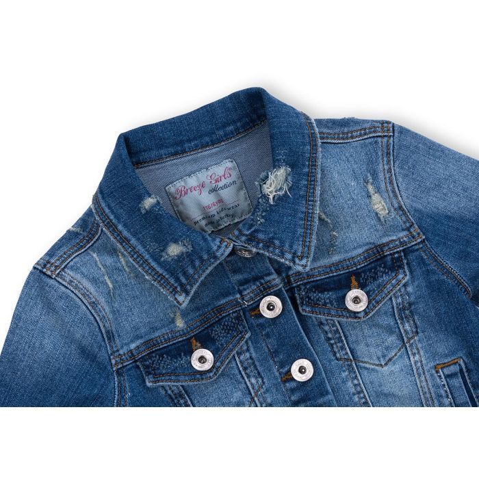 Куртка дитяча Breeze джинсова укорочена (OZ-18801-116G-blue) зображення 3