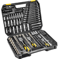 Набор инструментов Topex 219 шт., 1/2 ", 3/8", 1/4 ", CrV (38D852)