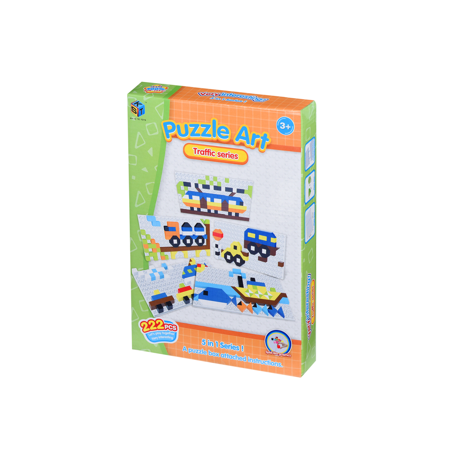 Набор для творчества Same Toy Puzzle Art Traffic serias 222 эл. (5991-4Ut)