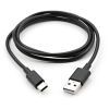 Дата кабель USB 2.0 AM to Type-C PVC 1m black Vinga (VCPDCTC1BK) зображення 2