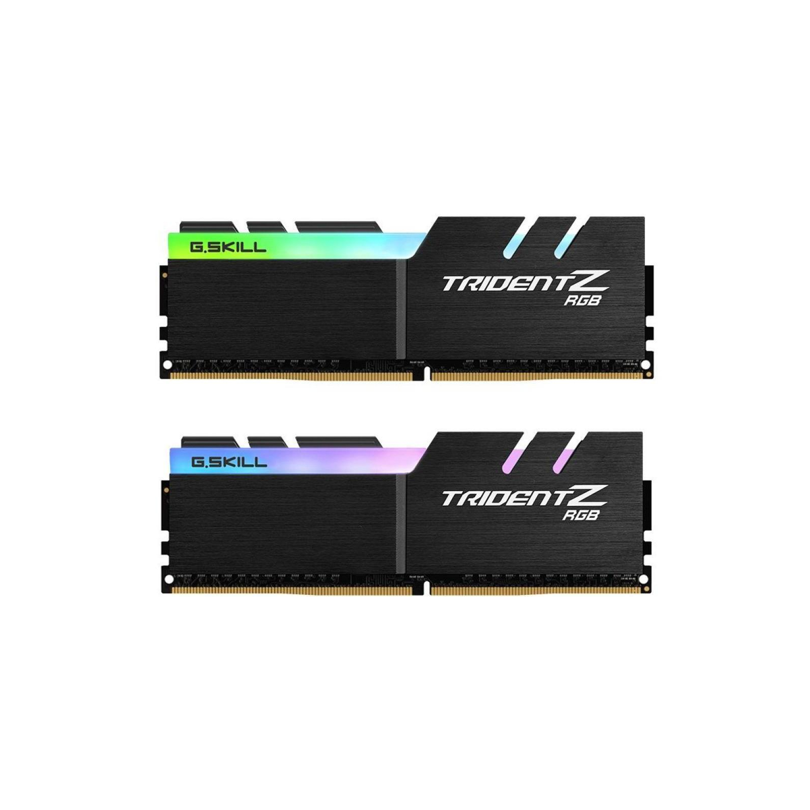 Модуль пам'яті для комп'ютера DDR4 16GB (2x8GB) 3200 MHz Trident Z RGB G.Skill (F4-3200C16D-16GTZR)