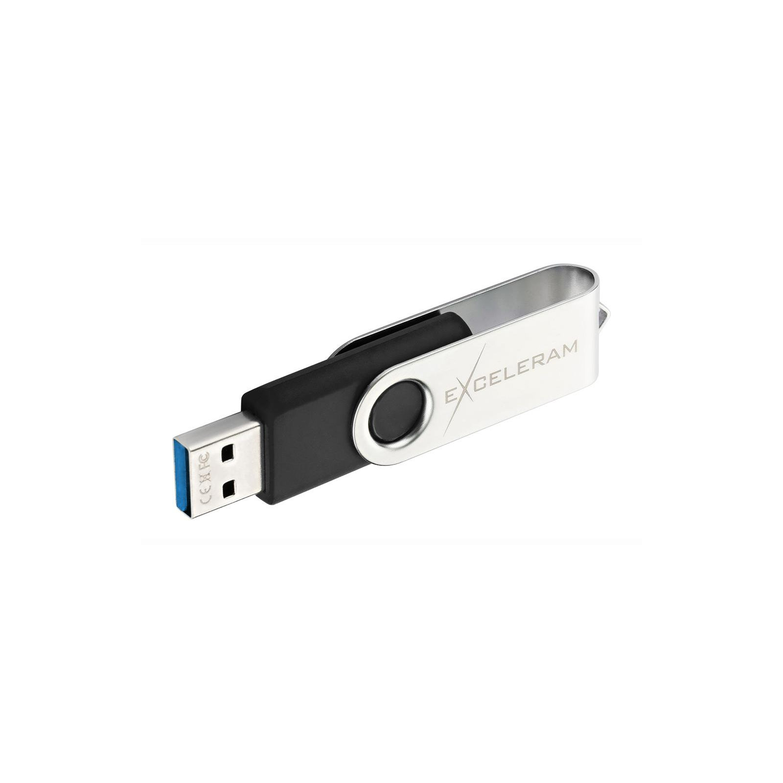 USB флеш накопичувач eXceleram 128GB P1 Series Silver/Black USB 3.1 Gen 1 (EXP1U3SIB128) зображення 5