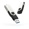 USB флеш накопичувач eXceleram 128GB P1 Series Silver/Black USB 3.1 Gen 1 (EXP1U3SIB128)