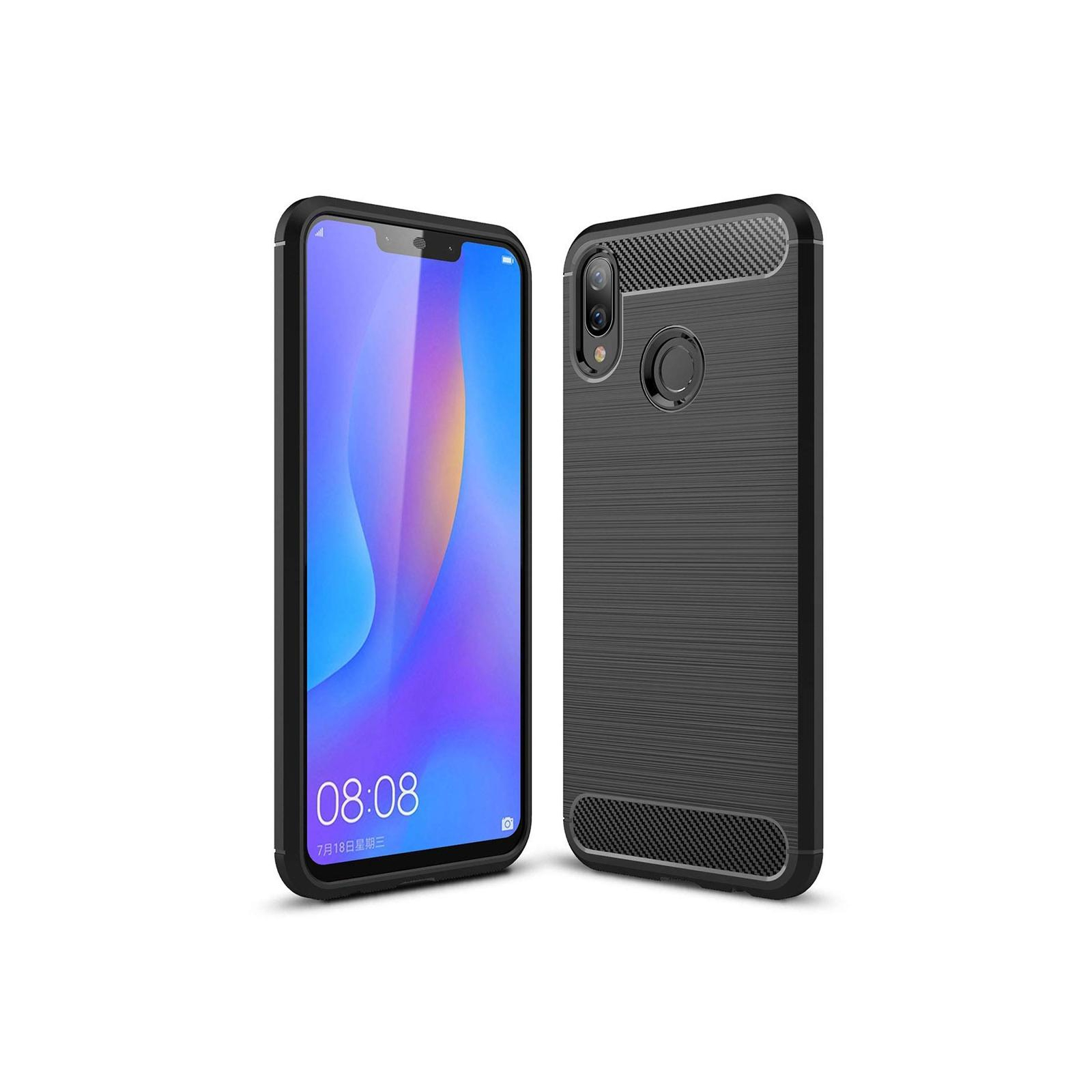 Чохол до мобільного телефона Laudtec для Huawei P Smart Plus Carbon Fiber (Black) (LT-PSTP)