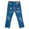 Штани дитячі Breeze джинсові з потертостями (OZ-18606-134B-blue) зображення 2