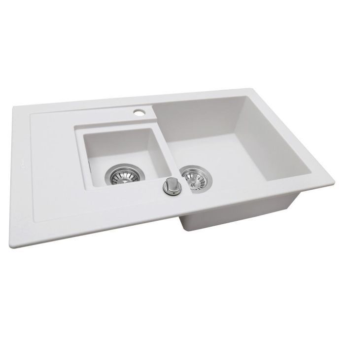 Мийка кухонна Perfelli PIERRA PGP 536-78 WHITE зображення 2