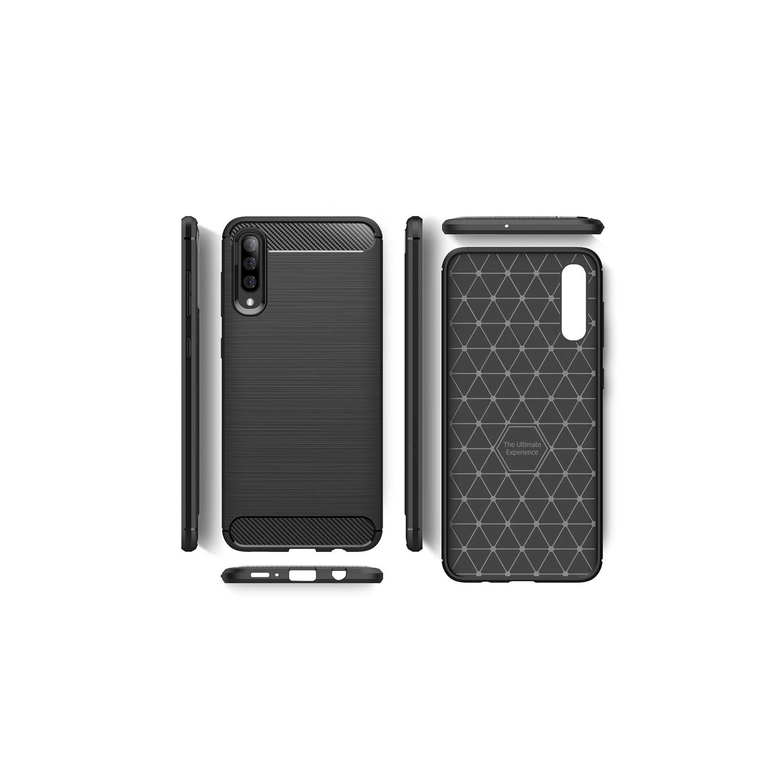 Чохол до мобільного телефона Laudtec для SAMSUNG Galaxy A50 Carbon Fiber (Black) (LT-A50B) зображення 4
