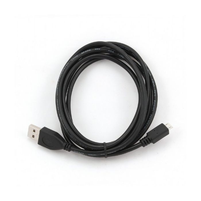 Дата кабель USB 2.0 AM to Micro 5P 0.1m Cablexpert (CCP-mUSB2-AMBM-0.1M)