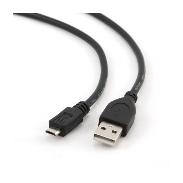 Дата кабель USB 2.0 AM to Micro 5P 0.1m Cablexpert (CCP-mUSB2-AMBM-0.1M) изображение 2