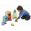 Развивающая игрушка Melissa&Doug Набор блоков-кубов Автомобили и гаражи (MD12435) изображение 4