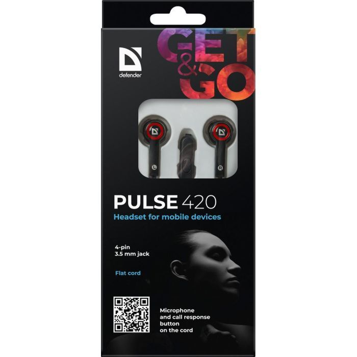 Наушники Defender Pulse 420 Red (63424) изображение 6