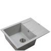 Мойка кухонная Ventolux SILVIA (GRAY GRANIT) изображение 2