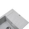 Мойка кухонная Ventolux SILVIA (GRAY GRANIT) изображение 6