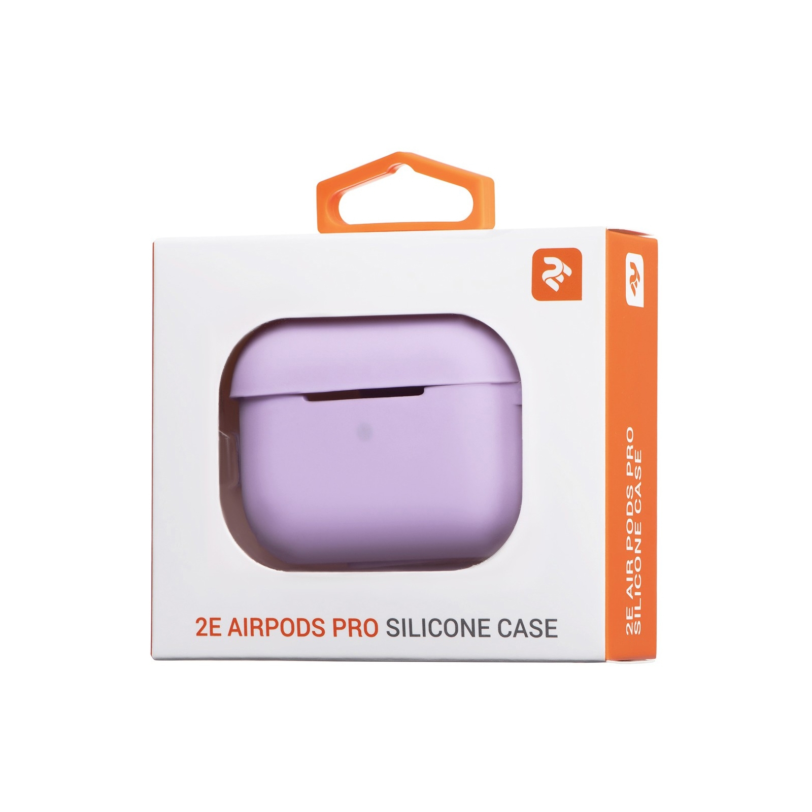 Чохол для навушників 2E для Apple AirPods Pro Pure Color Silicone 2.5 мм Light purpl (2E-PODSPR-IBPCS-2.5-LPR) зображення 4
