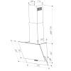 Вытяжка кухонная Interline ALTEA WH A 60 PB/GL/A (ALTEAWHA60PB/GL/A) изображение 8