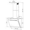 Витяжка кухонна Interline BRAVO BL A/60/GL/K (BRAVOBLA/60/GL/K) зображення 8