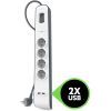 Мережевий фільтр живлення Belkin BSV401vf2M зображення 4
