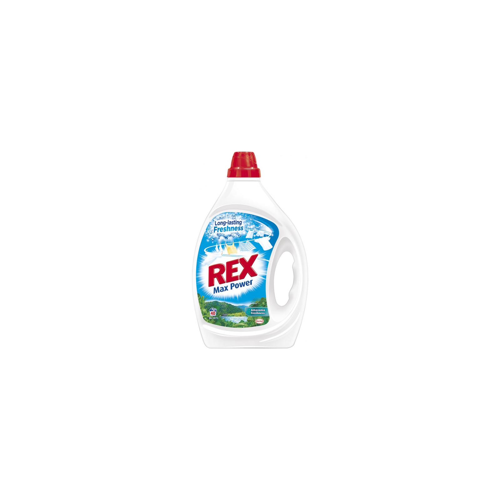 Гель для прання Rex Max Power Амазонська свіжість, 2л, (9000101314243)
