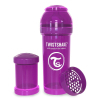 Пляшечка для годування Twistshake антиколькова 260 мл, фіолетова (24856) зображення 2