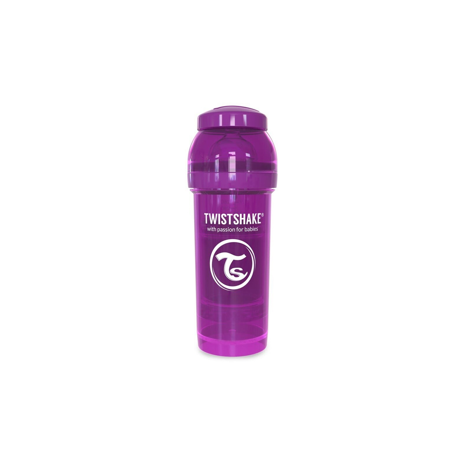 Бутылочка для кормления Twistshake антиколиковая 260 мл, розовая (24852)