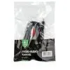 Кабель мультимедійний 3.5mm M to 2xRCA M 5.0m Vinga (VCPDCJ35MRCA25BK) зображення 3