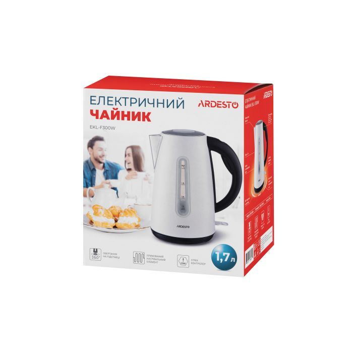 Электрочайник Ardesto EKL-F300R изображение 4
