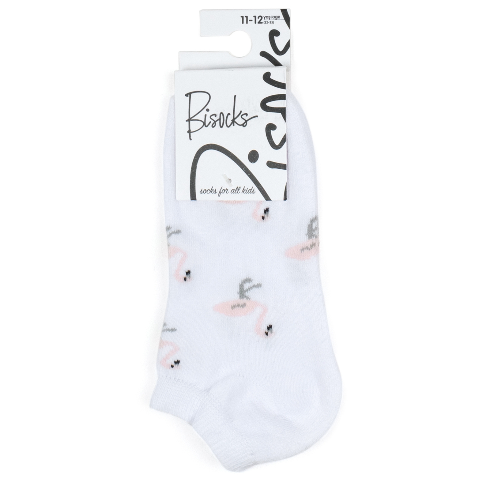 Шкарпетки дитячі Bibaby з фламінго (68292-7G-white) зображення 2