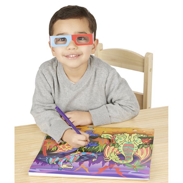 Набор для творчества Melissa&Doug 3D раскраска по точкам для мальчиков (MD9964) изображение 2