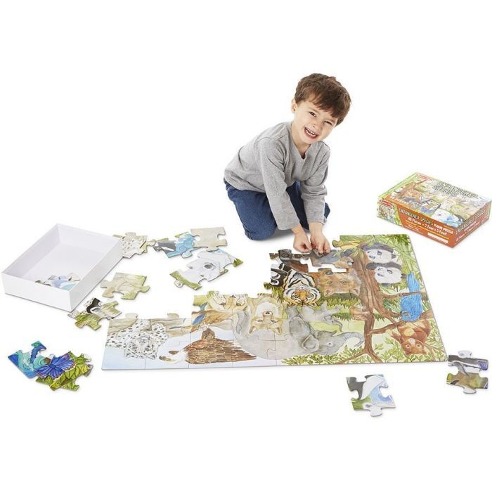 Пазл Melissa&Doug Мега "Вимираючі види тварин", 48 елементів (MD4437) зображення 2
