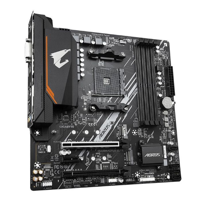 Материнська плата GIGABYTE B550M AORUS ELITE зображення 4