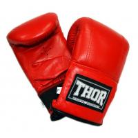 Photos - Martial Arts Gloves Thor Снарядні рукавички  605 L Red  RED L) 605 (Leather) RED (605 (Leather)