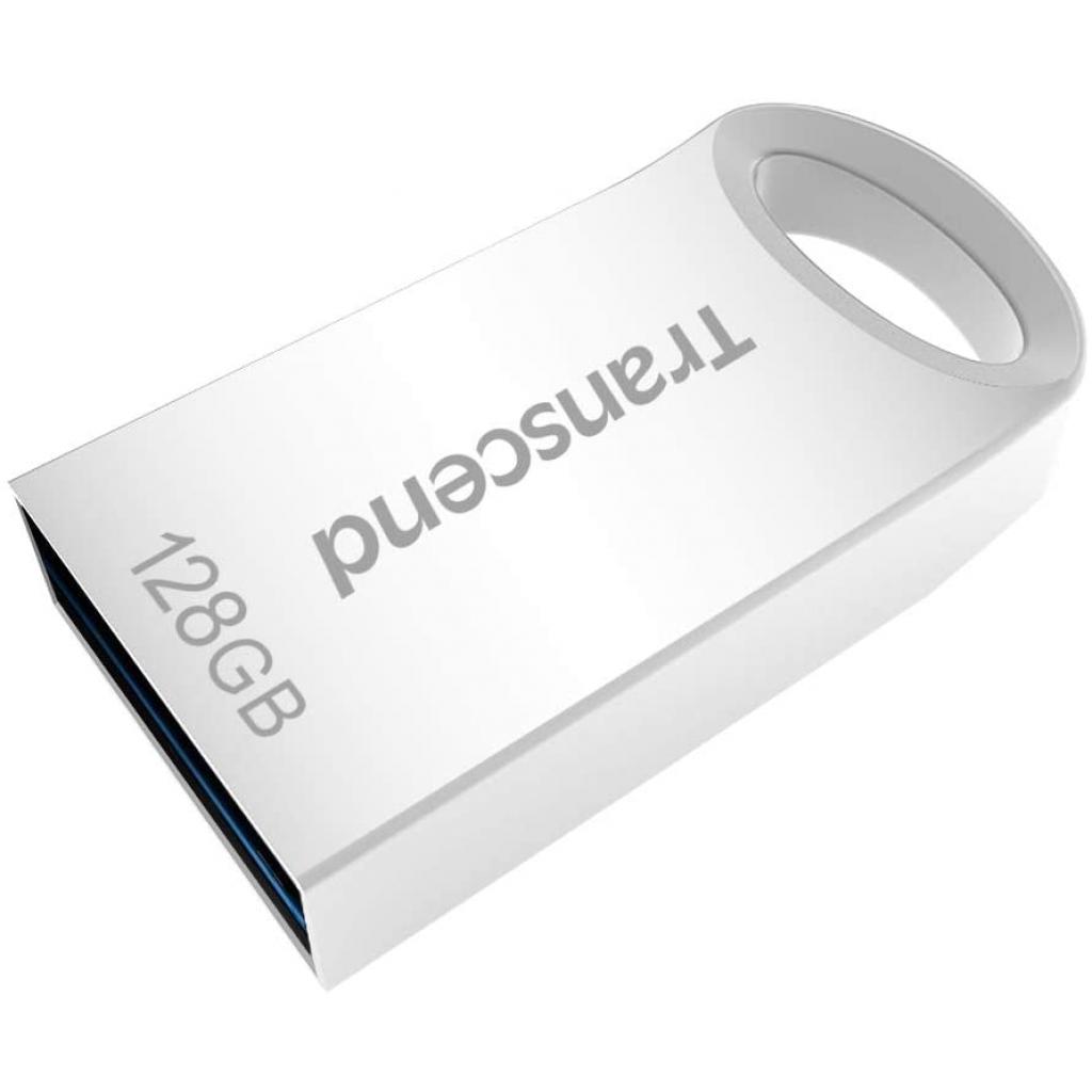 USB флеш накопичувач Transcend 16GB JetFlash 710 Metal Silver USB 3.0 (TS16GJF710S) зображення 2