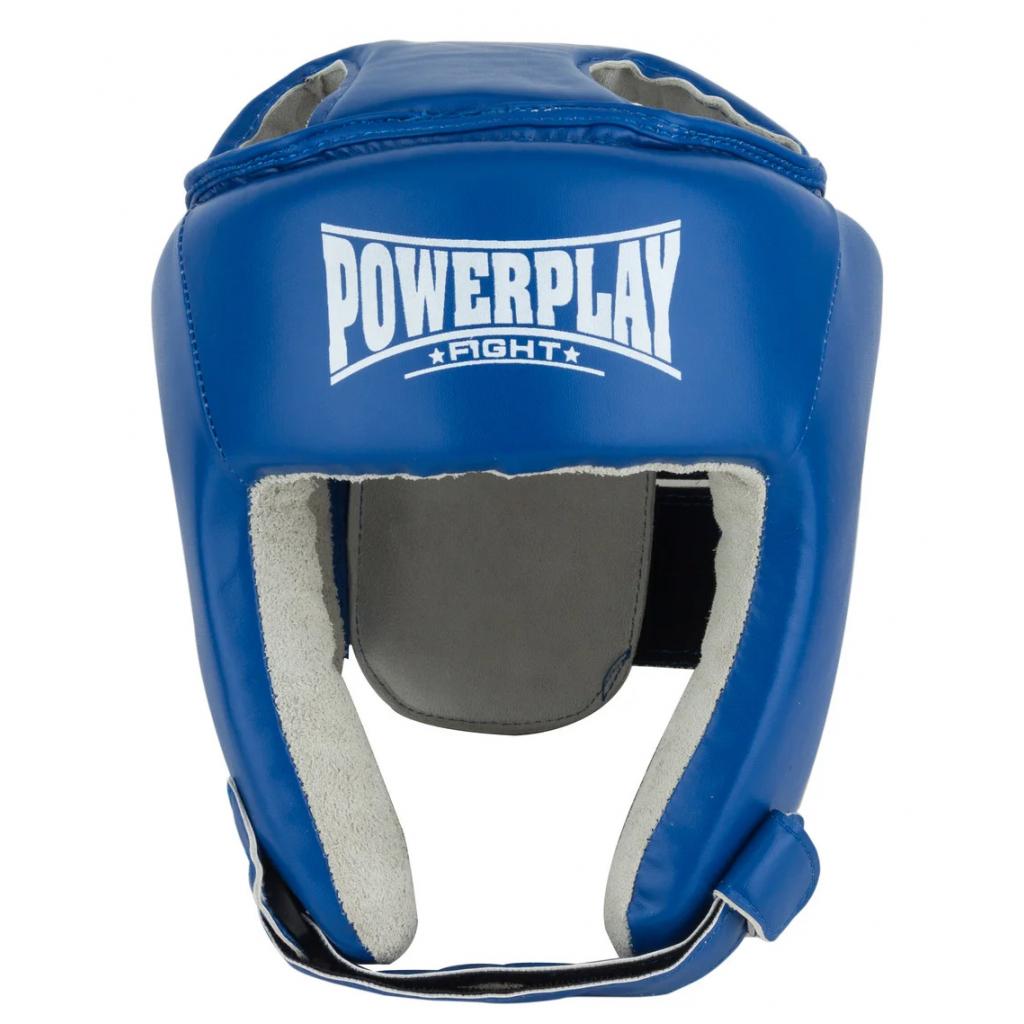 Боксерский шлем PowerPlay 3084 L Blue (PP_3084_L_Blue) изображение 2